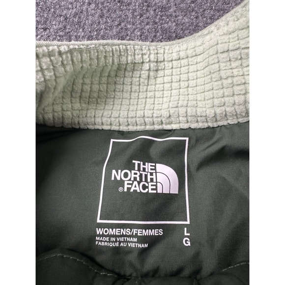Womens Jacket The North Face Green Full Zip Outdoor, Size L - Picture 4 of 9